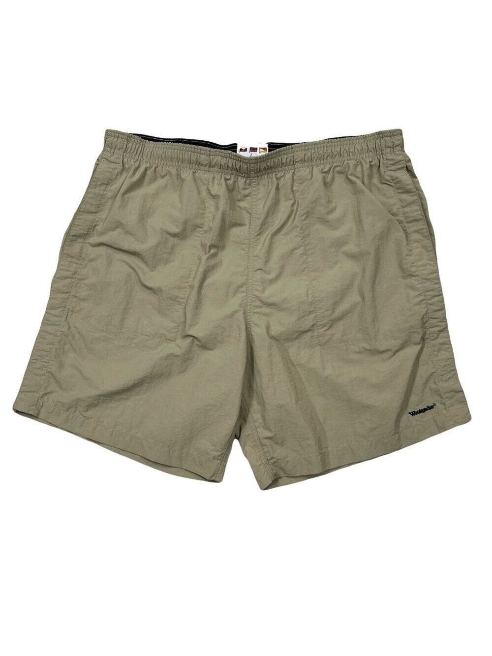 Weekender Men's Khaki Tan Nylon Athletic Swim Trunk Shorts Size XL